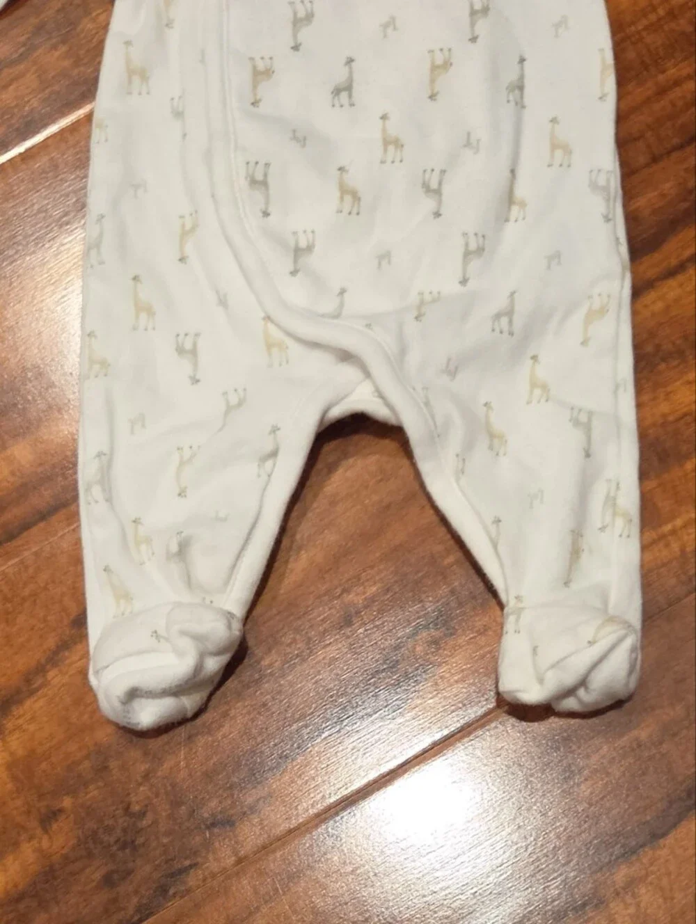 Janie and Jack NWT/EUC Newborn Giraffe Footie, Bodysuit, Pants, Reversible Bib
